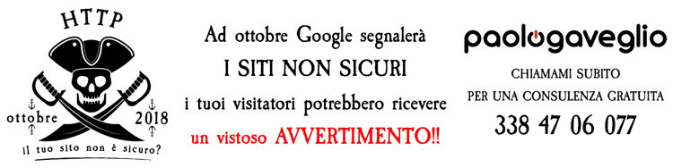 Attenzione ai siti non sicuri - paologaveglio.it