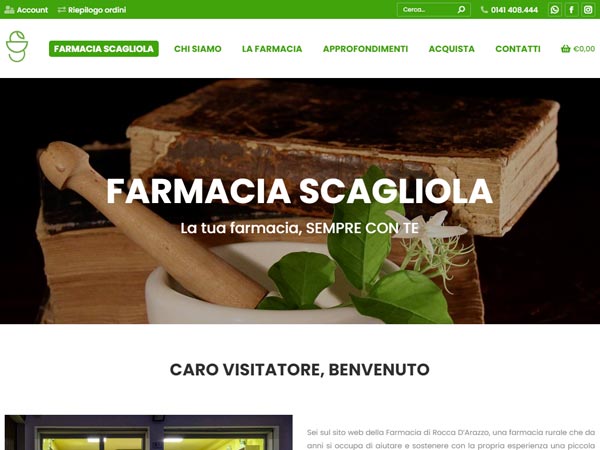 E-commerce Farmacia Scagliola